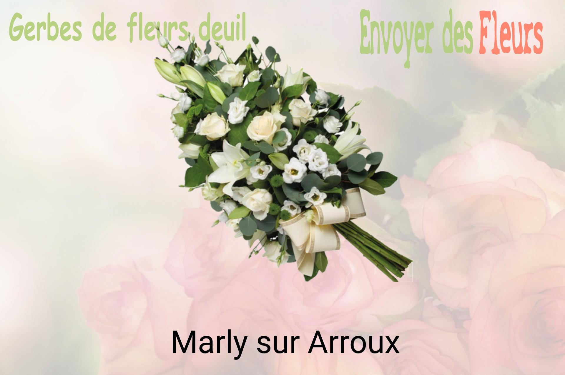 Gerbe de fleurs de deuil livrée à Marly-sur-Arroux